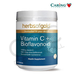 Herbs Of Gold Vitamin C 1000mg + Bioflavonoid Tablet