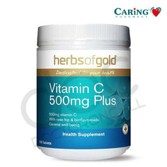Herbs Of Gold Vitamin C 500mg Plus Tablet