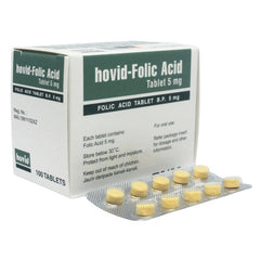 Hovid Folic Acid 5mg Tablet