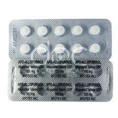 Apo-Allopurinol 100mg Tablet