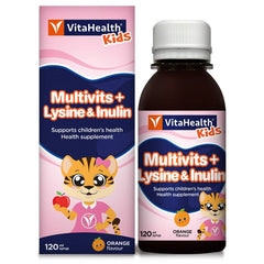 VitaHealth Kids Multivitamin + Lysine & Inulin Syrup