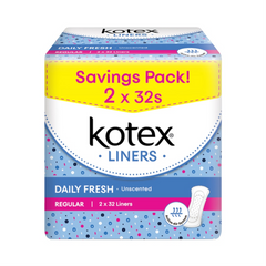 Kotex Fresh Panty Liners Unscented