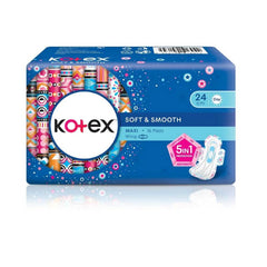 Kotex Soft & Smooth Maxi Wing 24cm