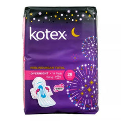 Kotex Total Protection Overnight Wing 28cm