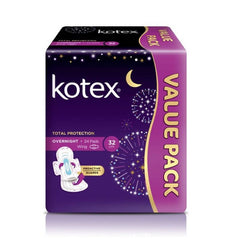 Kotex Total Protection Overnight Wing 32cm