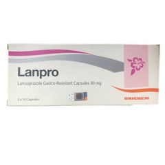 Lanpro 30mg Gastro-Resistant Capsule