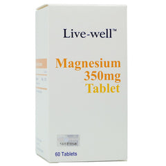 Live-well Magnesium 350mg Tablet