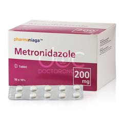 Pharmaniaga Metronidazole 200mg Tablet