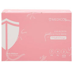 Medicos 4Ply Face Mask (Pink Ribbon)