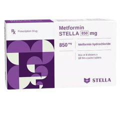 Metformin Stella 850mg Film Coated Tablet