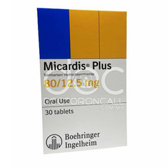 Micardis Plus 80/12.5mg Tablet