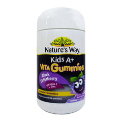 Nature's Way Kids A+ Black Elderberry Vita Gummies