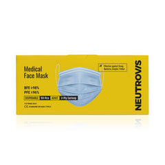 Neutrovis Medical 3Ply Face Mask (Light Blue)