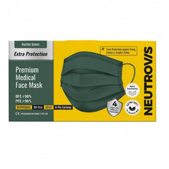 Neutrovis Premium 4Ply Face Mask (Hunter Green)
