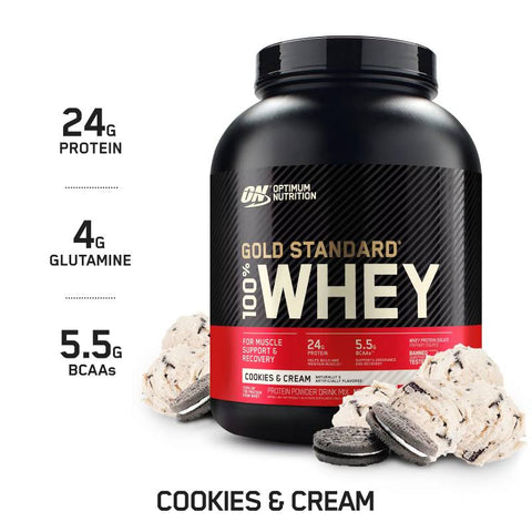 Optimum Nutrition Gold Standard 100% Whey Cookies & Cream Powder