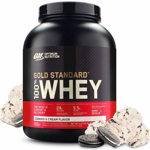 Optimum Nutrition Gold Standard 100% Whey Cookies & Cream Powder