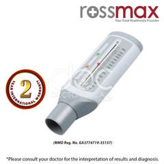 Rossmax Adult Peak Flow Meter with Color-coded Indicators (PF120A)