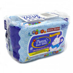 Pureen Baby Wipes - Blue