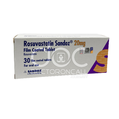 Sandoz Rosuvastatin 20mg Tablet