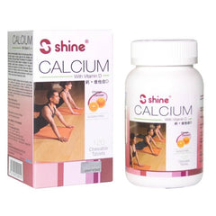 Shine Calcium with Vitamin D Chewable Tablet (Orange)