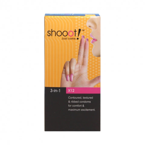 Shooot 3-In-1 Condom