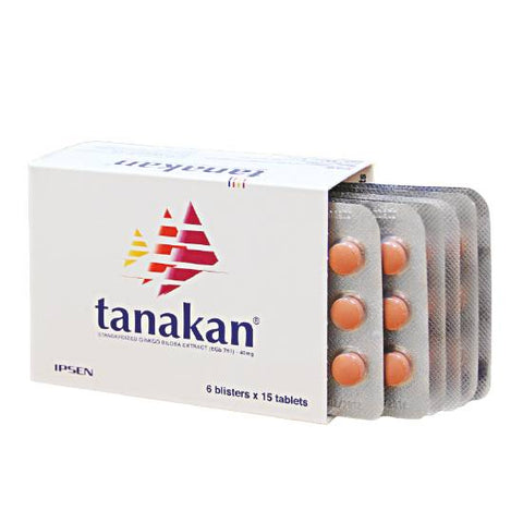 Tanakan (Ginkgo Biloba) 40mg Tablet