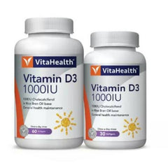 VitaHealth Vitamin D3 1000IU Softgel Capsule
