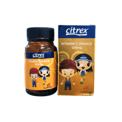 Citrex Vitamin C 100mg Chewable Tablet (Orange)