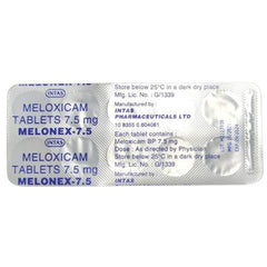 Melonex Meloxicam 7.5mg Tablet