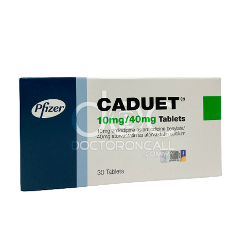 Caduet 10mg/40mg Tablet