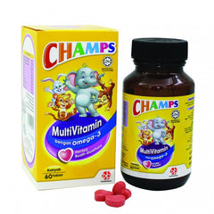 Champs Multivitamin with Omega-3 Chewable Tablet (Fruity)