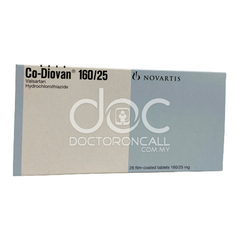 Co-Diovan 160/25mg Tablet