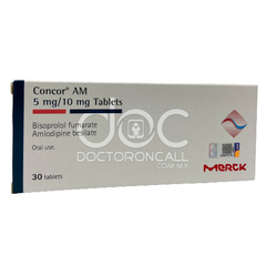 Concor Am 5/10mg Tablet