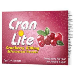 Cran Lite Cranberry Effervescent Powder