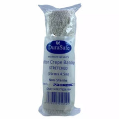 Durasafe Cotton Crepe Stretched Bandage (15cmx4.5m)
