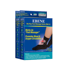 Ebene Bio-Ray Foot Massage Black (Men) Socks