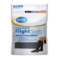 Scholl Compression Flight Socks 3-7
