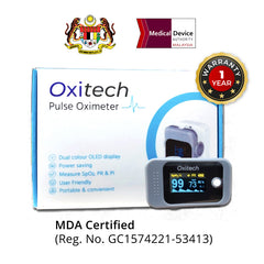Oxitech Pulse Oximeter MDA certified - 1 year warranty