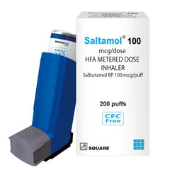 Square Saltamol 100mcg Dose Inhaler