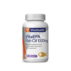 VitaHealth Vita EPA Fish Oil 1000mg Vegetable Softgels