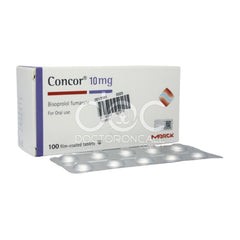 Concor 10mg Tablet | bisoprolol | hypertension heart failure tablet | DoctorOnCall Malaysia