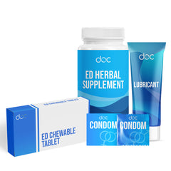 Doctor Preferred Energiser (ED Chewable Tablet + ED Herbal Supplement + Condom + Lubricant)