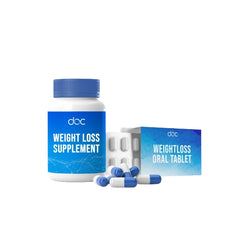 Doctor Recommended Double Action Weight Management Plan: (Weight Loss Oral Tablet + Weight Loss Supplement)