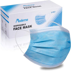 Modenna Disposible Face Masks (Light Blue)