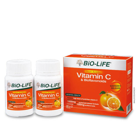 Bio-Life Non Acidic Vitamin C and Bioflavonoids Tablet