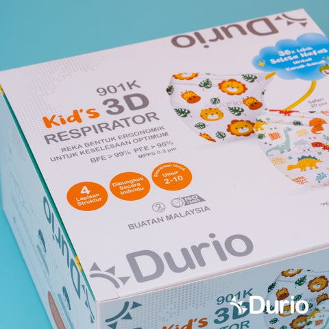 Durio 901K Kid's 3D Disposable Respirator