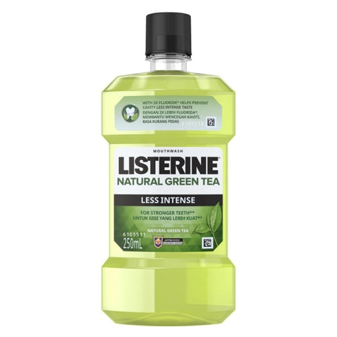 Listerine Natural Green Tea Less Intense Mouthwash