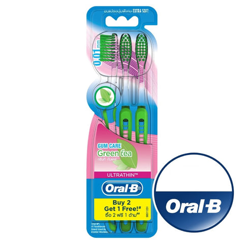 Oral B Ultra Thin Gum Care Green Tea Extra Soft Toothbrush