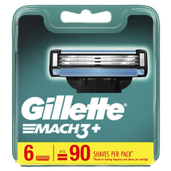 Gillette Mach3+ 6 Cartridges