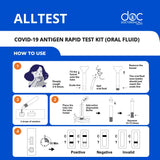 ALLTEST COVID-19 Antigen Rapid Test Kit - Oral Fluid Self Testing